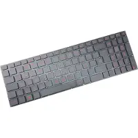 T-ProTek FRANÇAIS - Clavier rouge rétro-éclairé compatible Asus ROG Strix GL502VML