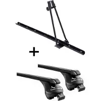 VDP Porte-vélos ORION + porte-rail Quick acier L compatible avec Volvo XC90 à partir de 2015