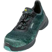 Uvex chaussures basses 1 G2 S1P noir, vert, bleu largeur 11 T. 40