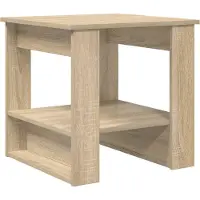 vidaXL Table basse en chêne Sonoma 51 x 50 x 50 cm Bois composite