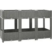 Prolenta Maison Exclusive - Lit surélevé 120x40x71 cm Polypropylène