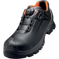Uvex chaussures basses 2 MACSOLE S3 noir, orange largeur 11 T. 38