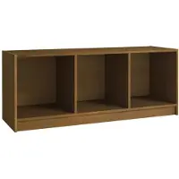 Sonstiges Meuble TV Marron miel 104x33x41 cm Bois de pin massif