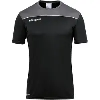 Uhlsport Offense 23 T-Shirt Hommes - Noir / Anthracite / Blanc