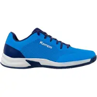 Kempa Kourtfly THREE Bleu/Blanc , Coleurs:bleu/blanc, Tailles :39.5 (UK 6 1/2)
