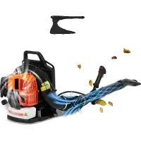 OEM Souffleur de feuilles à dos, moteur 63CC, réservoir de carburant de 1,89L