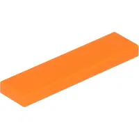 LEGO 50 pièces 2431 carreaux Tiles 1x4 Part Basic Panel 50 Orange