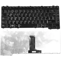 T-ProTek FR - Noir Brillant Clavier compatible avec Toshiba Satellite Pro A200D
