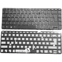 T-ProTek Clavier FRANÇAIS Noir Sans cadre,Foil avec éclairage compatible avec HP ProBook 440 G1