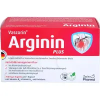 Zein Pharma - Germany GmbH Vascorin Arginine Plus Gélules, 120 Pcs PAC
