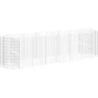 vidaXL Gabion haut-plateau Fer galvanisé 400x100x100 cm