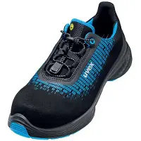 Uvex chaussures basses 1 G2 S2 bleu, noir largeur 14 T. 39