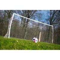 Powershot But de foot - 3.7 x1.8m - avec filet d'arrêt - 6.5x3m - Idéal pour ne plus jamais perdre son ballon