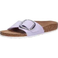 Birkenstock Damen Pantolette, rosa/pink(vegancanvaspurplefog (11637)), Gr. 38