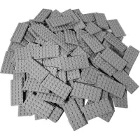 LEGO 4x8 Panneaux de construction Gris clair Constructible des deux côtés - 3035 NOUVEAU ! Quantité 100x