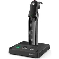 Yealink WH63 Portable UC Headset Wireless Ear-hook, Head-band, Neck-band Office/Call center Charging stand Black
