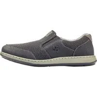 Rieker Herren Slipper Stoff Halbschuh sportlich lose Einlage 17363, Taille:41 EU, Couleur:Noir