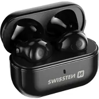 Swissten Minipods Casque Bluetooth TWS, noir 54200100