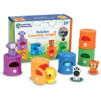 Learning Resources Jouets éducatifs Peekaboo Apprentissage de la jungle - Animaux de la jungle