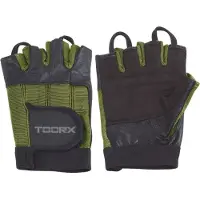 Toorx Fitness Gants de fitness - Cuir - Vert - Taille: L