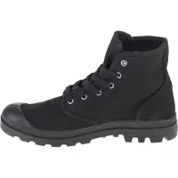 Palladium Pampa Hi 02352-060-M, baskets, hommes, noir, taille : 45