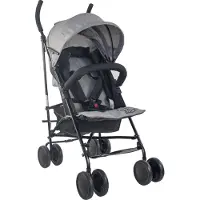 Mobiclinic Poussette pliable , dossier réglable, double système de sécurité, roues amovibles, harnais à 5 points réglable, motif éléphant