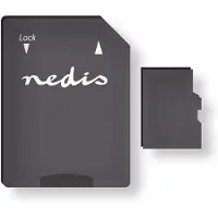 Nedis Carte mémoire | microSDHC | 32 GB | Vitesse d'écriture : 90 MB/s | Vitesse de lecture : 45 Mo/s | UHS-I | Adaptateur SD inclus