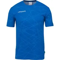 Uhlsport Prediction Short Sleeve T-shirt Bleu 6-7 Years Garçon