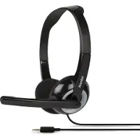 Hamlet Smart Casque Avec fil Arceau Bureau/Centre d'appels Noir, Argent