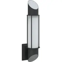 vidaXL Applique murale extérieure noir acier inoxydable