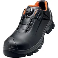Uvex chaussures basses 2 MACSOLE S3 noir, orange largeur 12 Gr. 51