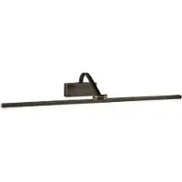 Searchlight Lampe à tableau LED noir brossé 70 cm 17W blanc chaud