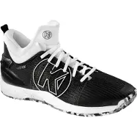 Kempa Attack Mid , Taille:49.5 (UK 14), Coloris:noir/blanc