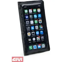 Givi Support étanche pour smartphone , taille M, 160 x 95 mm, compatible avec le système de fixation Smart Clip S920M