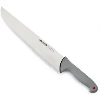 Arcos Couteau de boucher couleur - Prof 240700 acier inoxydable nitrum et mangue polypropylène ergonomique et 35 cm de lame, vitrine