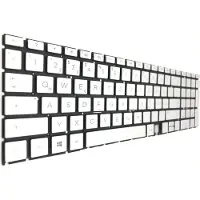 T-ProTek FRANÇAIS - Clavier argenté compatible HP Envy x360 15-bp000