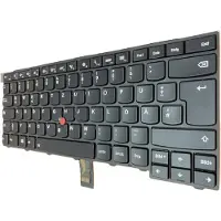 T-ProTek FRANÇAIS - Clavier avec trackpoint , éclairage compatible avec LENOVO ThinkPad T450 (20BV004TGE)