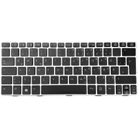 T-ProTek FR Clavier argent cadre avec éclairage compatible avec HP EliteBook Revolve 810 G3 (L8D31UA)