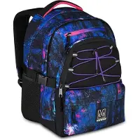 Mitama Sac à dos scolaire "BDBF", Purple Brush, 64755