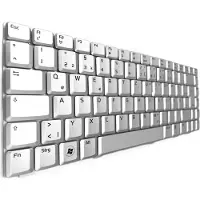 T-ProTek FRANÇAIS - Clavier / Argent pour Asus N80VN-GP024C