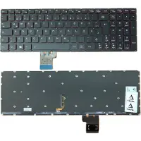 T-ProTek FRANÇAIS - Clavier avec éclairage compatible avec Lenovo IdeaPad Y50-80