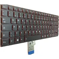 T-ProTek FR - Clavier avec éclairage compatible avec Lenovo IdeaPad Y50-70AS-ISE