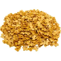 LEGO 1x1 Feuilles Branches Feuilles Vertus Plantes Or - 32607 NOUVEAU Quantité 500x