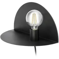 Faro 1006, surface, 1 ampoule(s), E27, IP20, noir
