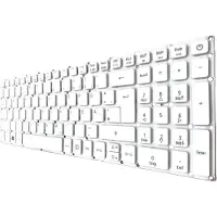 T-ProTek Clavier allemand blanc compatible avec Acer Aspire E5-573