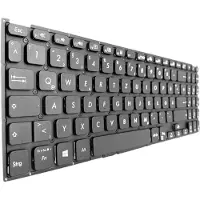 T-ProTek Clavier DE-Noir compatible avec Asus VivoBook 15 X509UA-EJ073T