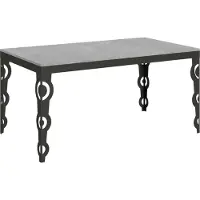 Itamoby Table Extensible 90X160/420 Cm Karamay Evolution Ciment Structure Anthracite