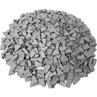 LEGO 2x1x2 Tuiles inclinées Gris clair pour toit - 60481 NOUVEAU Quantité 100x