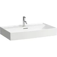 Laufen Kartell lavabo à encastrer, 3 trous pour robinet, avec trop-plein, 800x460mm, H8103364001081