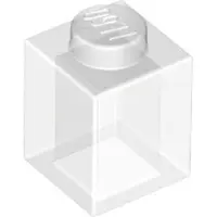 LEGO 25x pierre 1x1, transparent